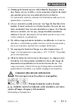 Предварительный просмотр 14 страницы Parkside PAGG 4 A1 Translation Of The Original Instructions