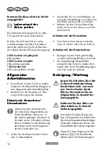 Preview for 16 page of Parkside PAGS 20-Li A1 Translation Of The Original Instructions