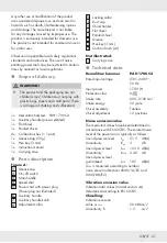 Preview for 22 page of Parkside PAH 1700 C4 Operation And Safety Notes