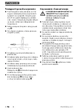 Preview for 101 page of Parkside PAHE 20-Li A1 Translation Of The Original Instructions