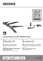 Parkside PAHE 20-Li B2 Original Instructions Manual preview