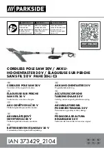 Parkside PAHE 20-Li C3 Translation Of The Original Instructions preview