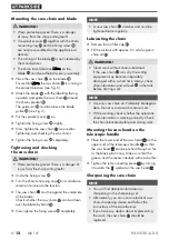 Preview for 17 page of Parkside PAHE 20-Li D4 Instructions Manual