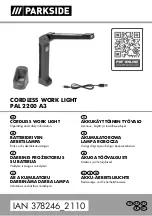 Preview for 1 page of Parkside PAL 2200 A3 Manual