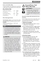 Preview for 18 page of Parkside PAMFW 12 B1 Instructions Manual