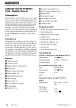 Preview for 6 page of Parkside PAMFW 20-LI A1 Translation Of The Original Instructions