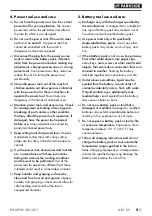 Preview for 9 page of Parkside PAMFW 20-LI A1 Translation Of The Original Instructions