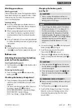 Preview for 11 page of Parkside PAMFW 20-LI A1 Translation Of The Original Instructions