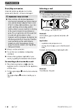 Preview for 12 page of Parkside PAMFW 20-LI A1 Translation Of The Original Instructions