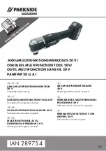 Parkside PAMFWP 20-LI A1 Translation Of The Original Instructions preview