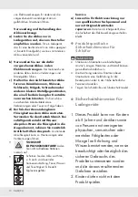 Preview for 9 page of Parkside PAMFWP 20-LI A1 Translation Of The Original Instructions