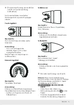 Preview for 12 page of Parkside PAMFWP 20-LI A1 Translation Of The Original Instructions