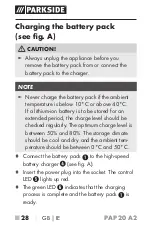 Preview for 32 page of Parkside PAP 20 A2 Operating Instructions Manual