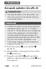 Preview for 72 page of Parkside PAP 20 A2 Operating Instructions Manual