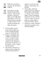 Preview for 93 page of Parkside PAP 20 B1 Translation Of The Original Instructions