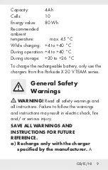 Preview for 8 page of Parkside PAP 20 B3 Operation And Safety Notes