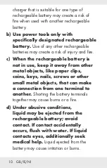 Предварительный просмотр 9 страницы Parkside PAP 20 B3 Operation And Safety Notes