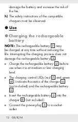 Предварительный просмотр 11 страницы Parkside PAP 20 B3 Operation And Safety Notes