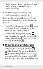 Предварительный просмотр 13 страницы Parkside PAP 20 B3 Operation And Safety Notes