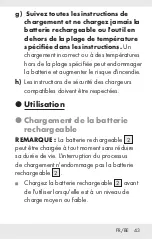 Preview for 42 page of Parkside PAP 20 B3 Operation And Safety Notes