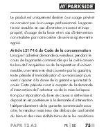 Preview for 80 page of Parkside PAPK 12 A3 Translation Of The Original Instructions