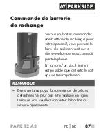Предварительный просмотр 92 страницы Parkside PAPK 12 A3 Translation Of The Original Instructions