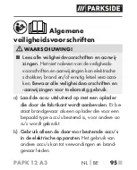 Предварительный просмотр 100 страницы Parkside PAPK 12 A3 Translation Of The Original Instructions