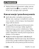 Предварительный просмотр 157 страницы Parkside PAPK 12 A3 Translation Of The Original Instructions