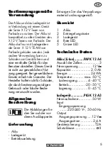 Preview for 5 page of Parkside PAPK 12 A4 Translation Of The Original Instructions