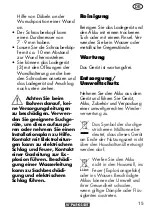 Preview for 15 page of Parkside PAPK 12 A4 Translation Of The Original Instructions