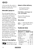 Preview for 18 page of Parkside PAPK 12 B2 Translation Of The Original Instructions