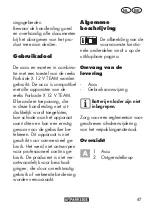 Preview for 47 page of Parkside PAPK 12 B2 Translation Of The Original Instructions