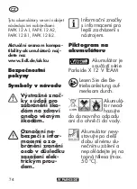 Preview for 74 page of Parkside PAPK 12 B2 Translation Of The Original Instructions