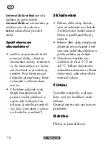 Preview for 78 page of Parkside PAPK 12 B2 Translation Of The Original Instructions