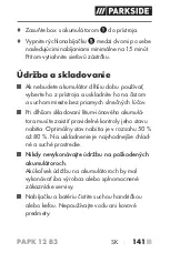 Preview for 146 page of Parkside PAPK 12 B3 Translation Of The Original Instructions