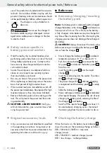 Предварительный просмотр 10 страницы Parkside PAR 10.8 B1 Operation And Safety Notes