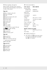 Preview for 10 page of Parkside PAS 1200 F5 Operation And Safety Notes Translation Of The Original Instructions