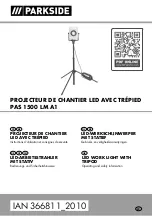 Parkside PAS 1500 LM A1 Manual preview