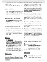 Preview for 10 page of Parkside PAS 3.6 A1 Operation And Safety Notes