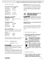 Preview for 14 page of Parkside PAS 3.6 A1 Operation And Safety Notes