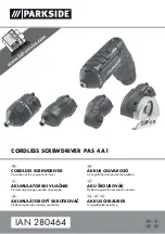 Предварительный просмотр 1 страницы Parkside PAS 4 A1 Original Instructions Manual