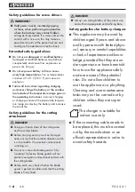 Preview for 10 page of Parkside PAS 4 A1 Original Instructions Manual