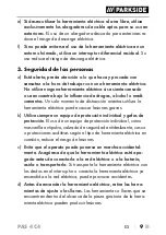 Preview for 13 page of Parkside PAS 4 C4 Translation Of The Original Instructions