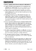 Preview for 16 page of Parkside PAS 4 C4 Translation Of The Original Instructions