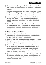 Preview for 65 page of Parkside PAS 4 C4 Translation Of The Original Instructions