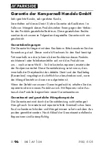 Preview for 100 page of Parkside PAS 4 C4 Translation Of The Original Instructions