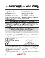 Preview for 86 page of Parkside PAS 500 D3 Original Operation Manual