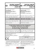 Preview for 87 page of Parkside PAS 500 D3 Original Operation Manual