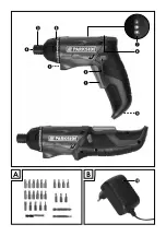 Preview for 3 page of Parkside PASS 3.6 B2 Manual