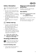 Preview for 9 page of Parkside PASS 5 A1 Translation Of The Original Instructions